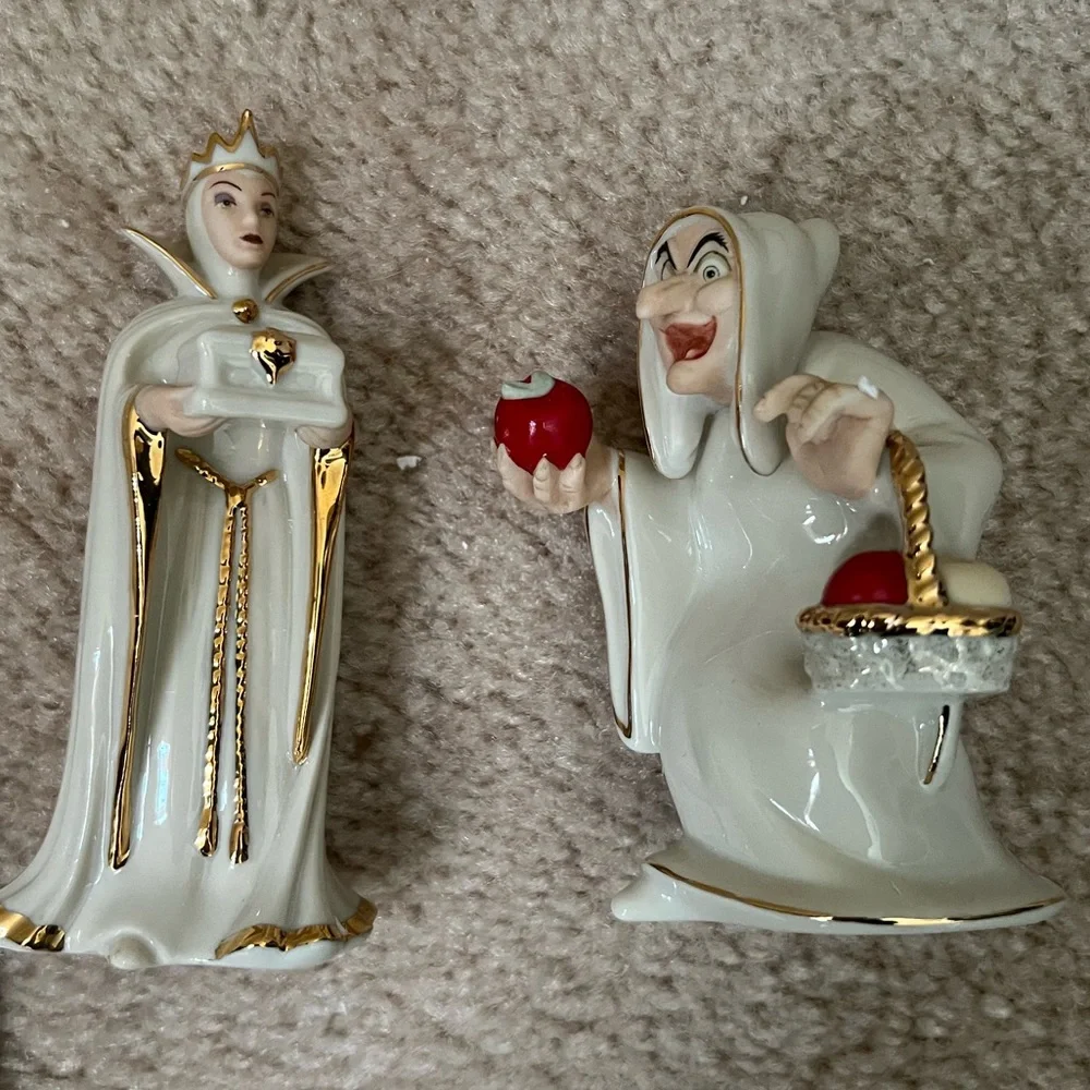 Wonderfully Wicked Disney Lenox Salt & Pepper shaker set